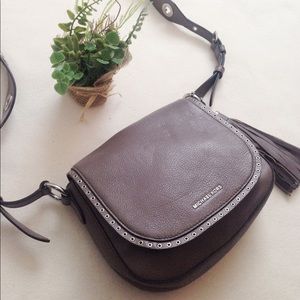 NWOT Michael Kors Brooklyn Medium Saddle Bag